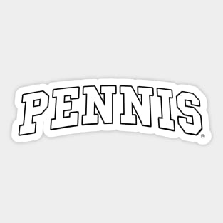 Pennis College Design Sticker